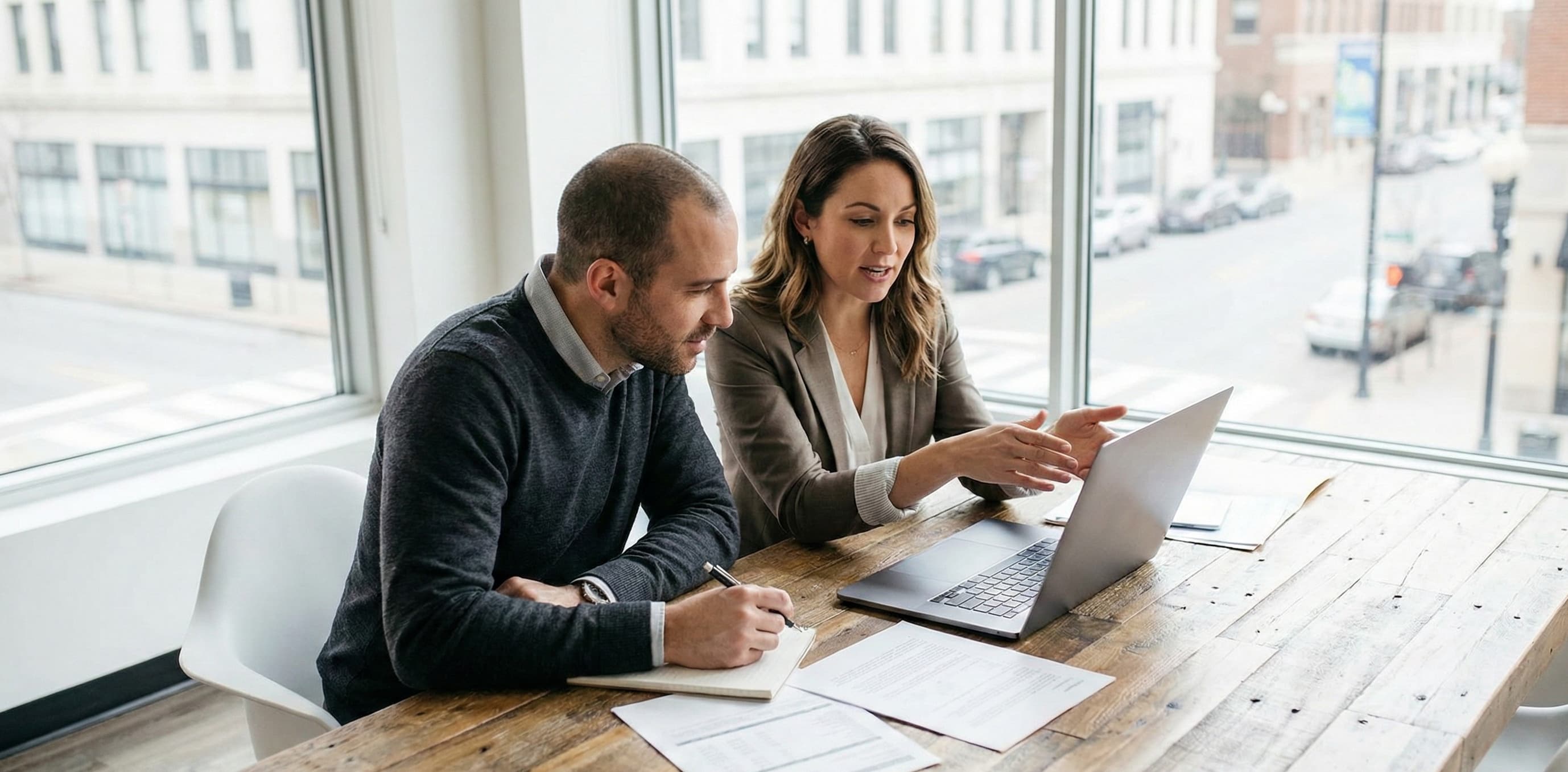 Client consultation area